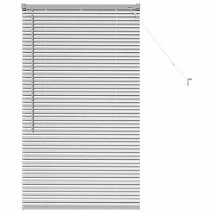 vidaXL Balkenjalousien Silber 130 x 70 cm Aluminium