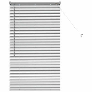 vidaXL Balkenjalousien Silber 130 x 75 cm Aluminium