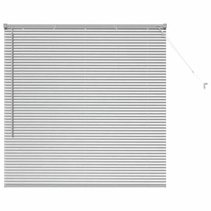 vidaXL Balkenjalousien Silber 130 x 125 cm Aluminium