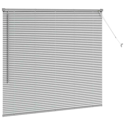 vidaXL Balkenjalousien Silber 130 x 145 cm Aluminium