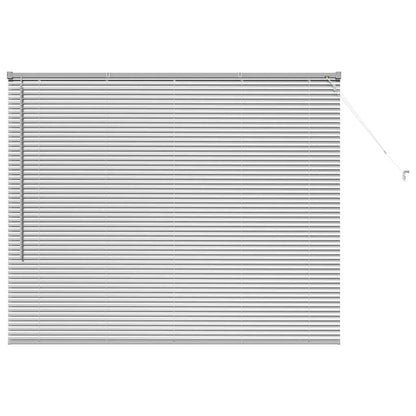 Balkenjalousien Silber 130 x 160 cm Aluminium