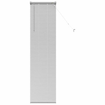 vidaXL Balkenjalousien Silber 175 x 40 cm Aluminium
