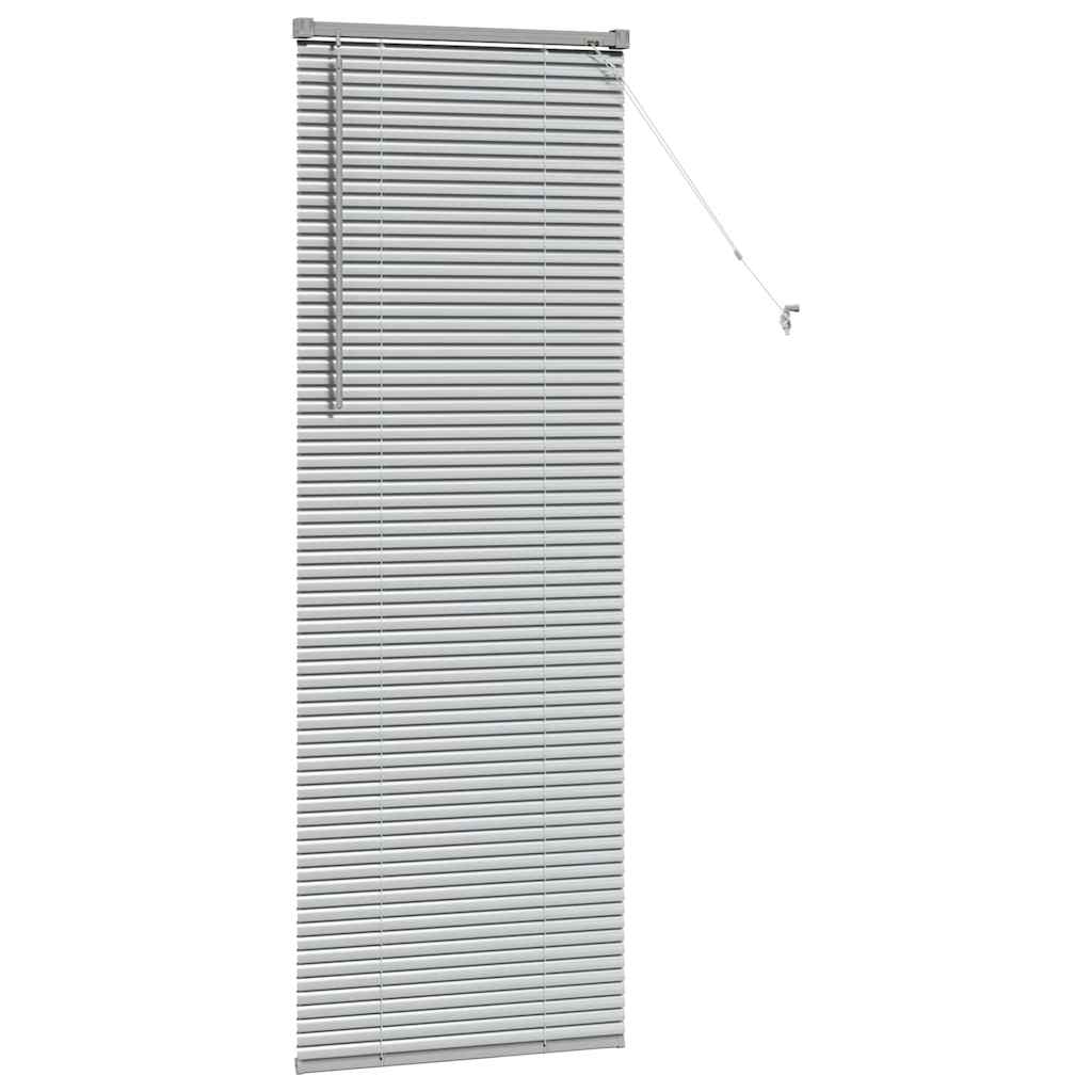 vidaXL Balkenjalousien Silber 175 x 65 cm Aluminium