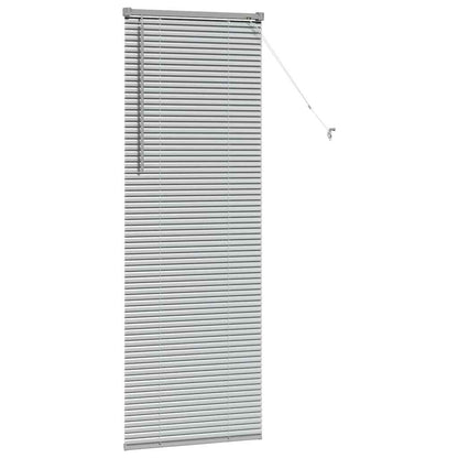 vidaXL Balkenjalousien Silber 175 x 65 cm Aluminium