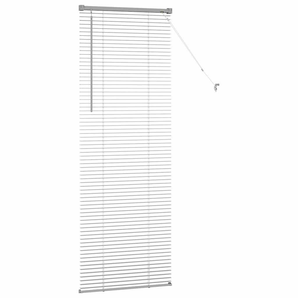 vidaXL Balkenjalousien Silber 175 x 65 cm Aluminium