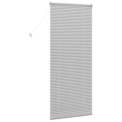 vidaXL Balkenjalousien Silber 175 x 75 cm Aluminium
