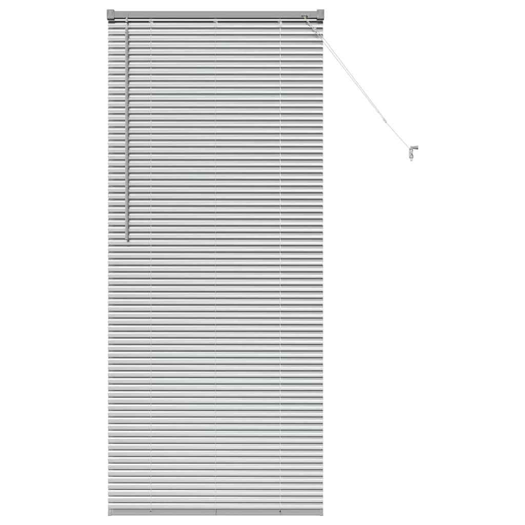 vidaXL Balkenjalousien Silber 175 x 75 cm Aluminium