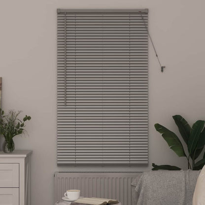 vidaXL Balkenjalousien Silber 175 x 80 cm Aluminium
