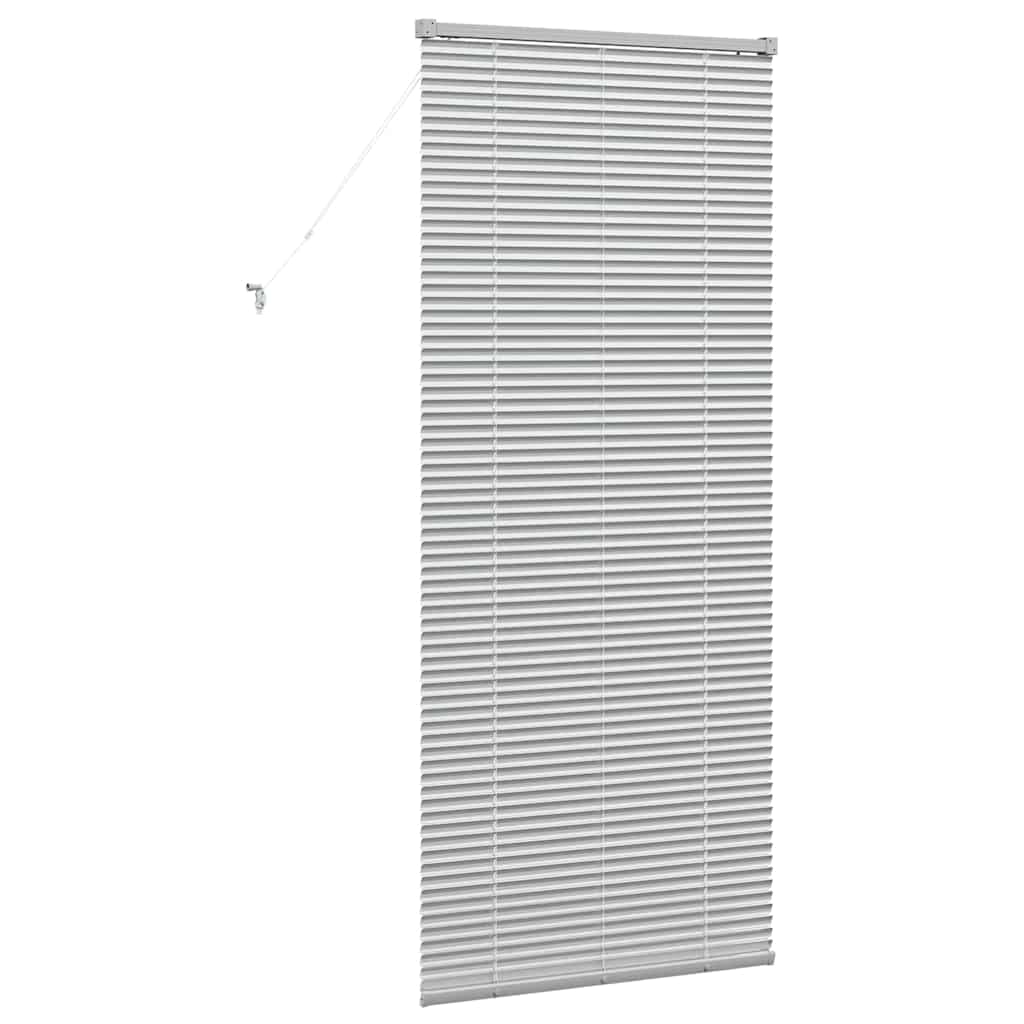 vidaXL Balkenjalousien Silber 175 x 80 cm Aluminium