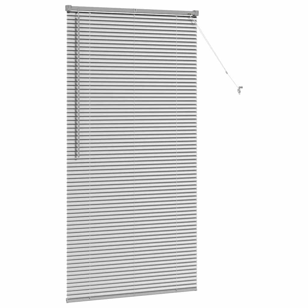 vidaXL Balkenjalousien Silber 175 x 90 cm Aluminium