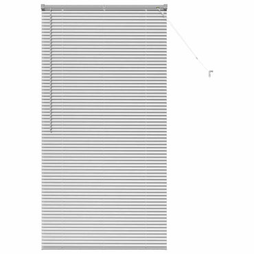 vidaXL Balkenjalousien Silber 175 x 95 cm Aluminium