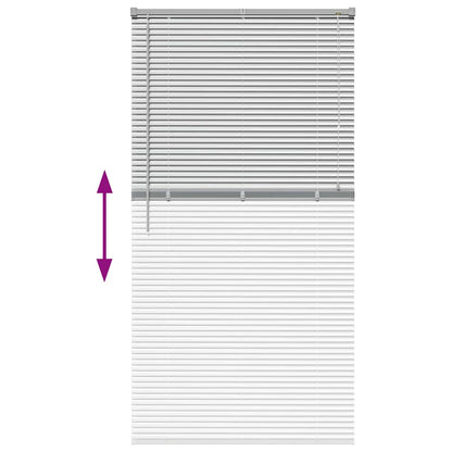 vidaXL Balkenjalousien Silber 175 x 95 cm Aluminium