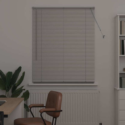 vidaXL Balkenjalousien Silber 175 x 100 cm Aluminium