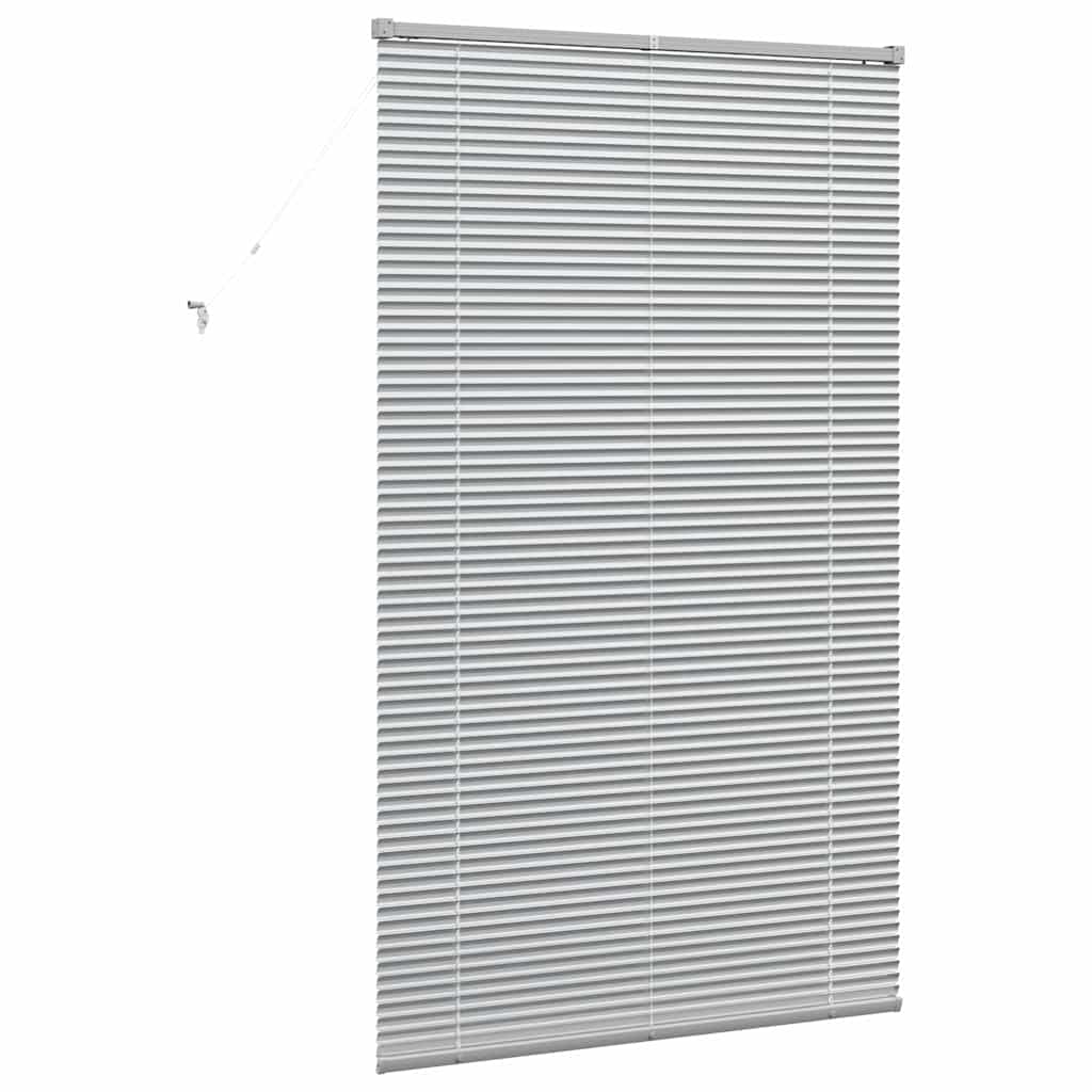 vidaXL Balkenjalousien Silber 175 x 100 cm Aluminium