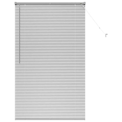 vidaXL Balkenjalousien Silber 175 x 100 cm Aluminium