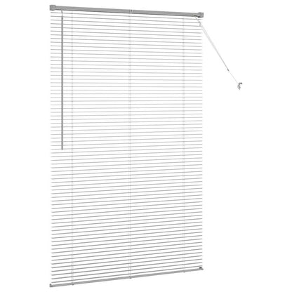 vidaXL Balkenjalousien Silber 175 x 110 cm Aluminium