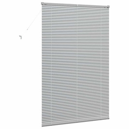 vidaXL Balkenjalousien Silber 175 x 110 cm Aluminium