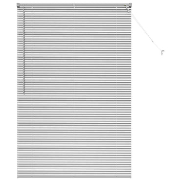 vidaXL Balkenjalousien Silber 175 x 110 cm Aluminium