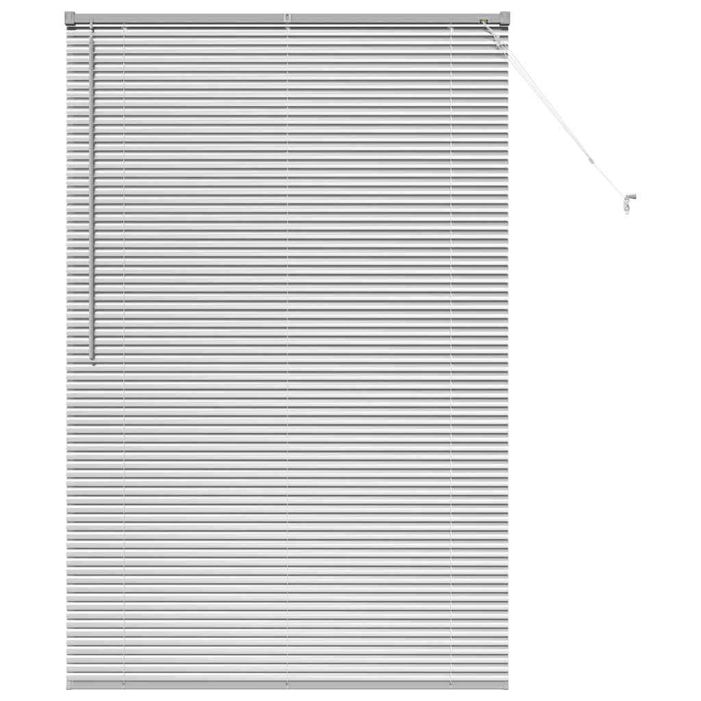 vidaXL Balkenjalousien Silber 175 x 120 cm Aluminium