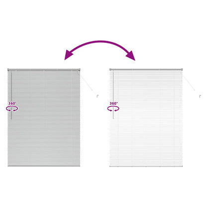 Balkenjalousien Silber 175 x 125 cm Aluminium