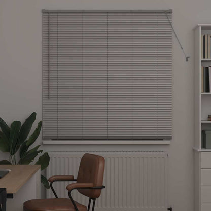 vidaXL Balkenjalousien Silber 175 x 130 cm Aluminium