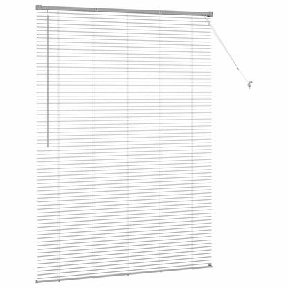 vidaXL Balkenjalousien Silber 175 x 130 cm Aluminium