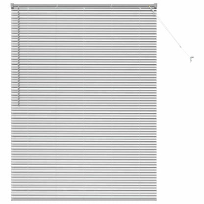 vidaXL Balkenjalousien Silber 175 x 130 cm Aluminium