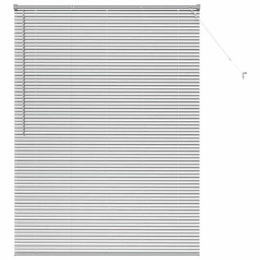 vidaXL Balkenjalousien Silber 175 x 135 cm Aluminium