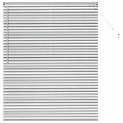 vidaXL Balkenjalousien Silber 175 x 140 cm Aluminium
