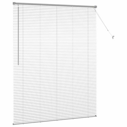 vidaXL Balkenjalousien Silber 175 x 145 cm Aluminium