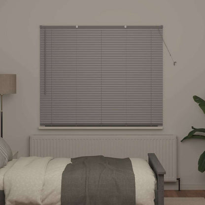 vidaXL Balkenjalousien Silber 175 x 160 cm Aluminium