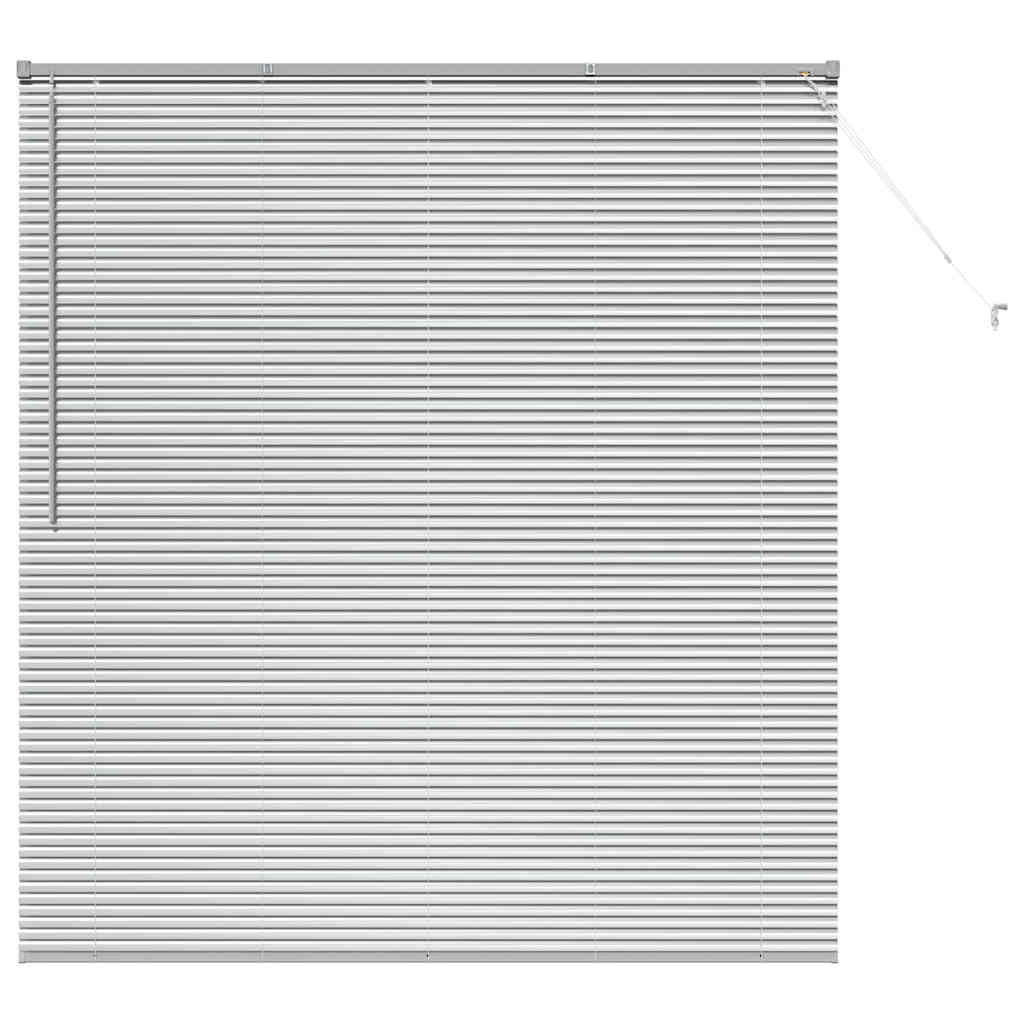 vidaXL Balkenjalousien Silber 175 x 160 cm Aluminium