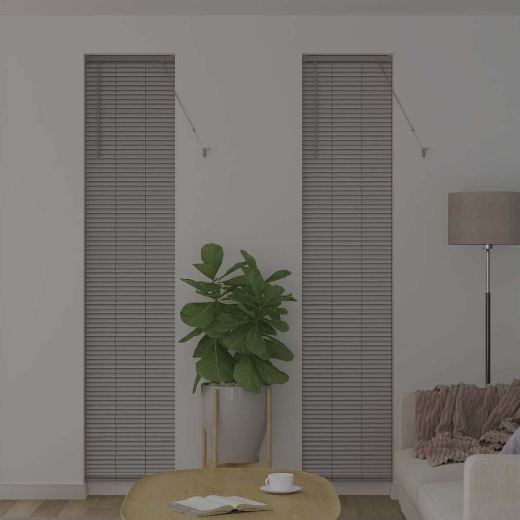 vidaXL Balkenjalousien Silber 220 x 40 cm Aluminium