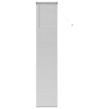 vidaXL Balkenjalousien Silber 220 x 40 cm Aluminium