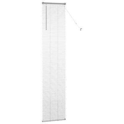 vidaXL Balkenjalousien Silber 220 x 45 cm Aluminium