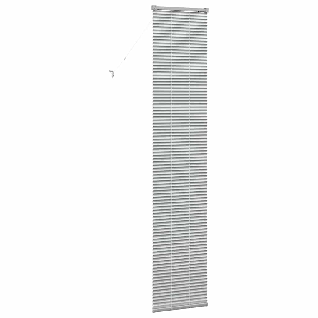 vidaXL Balkenjalousien Silber 220 x 45 cm Aluminium