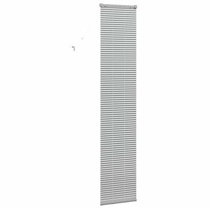 vidaXL Balkenjalousien Silber 220 x 45 cm Aluminium