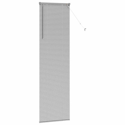 vidaXL Balkenjalousien Silber 220 x 65 cm Aluminium