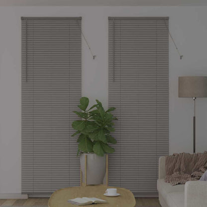 vidaXL Balkenjalousien Silber 220 x 70 cm Aluminium