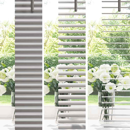vidaXL Balkenjalousien Silber 220 x 70 cm Aluminium