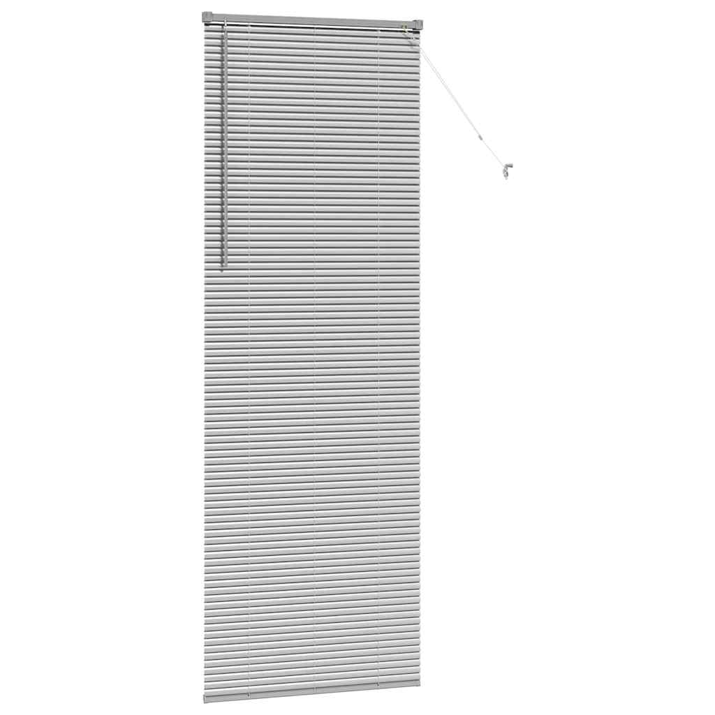 vidaXL Balkenjalousien Silber 220 x 70 cm Aluminium