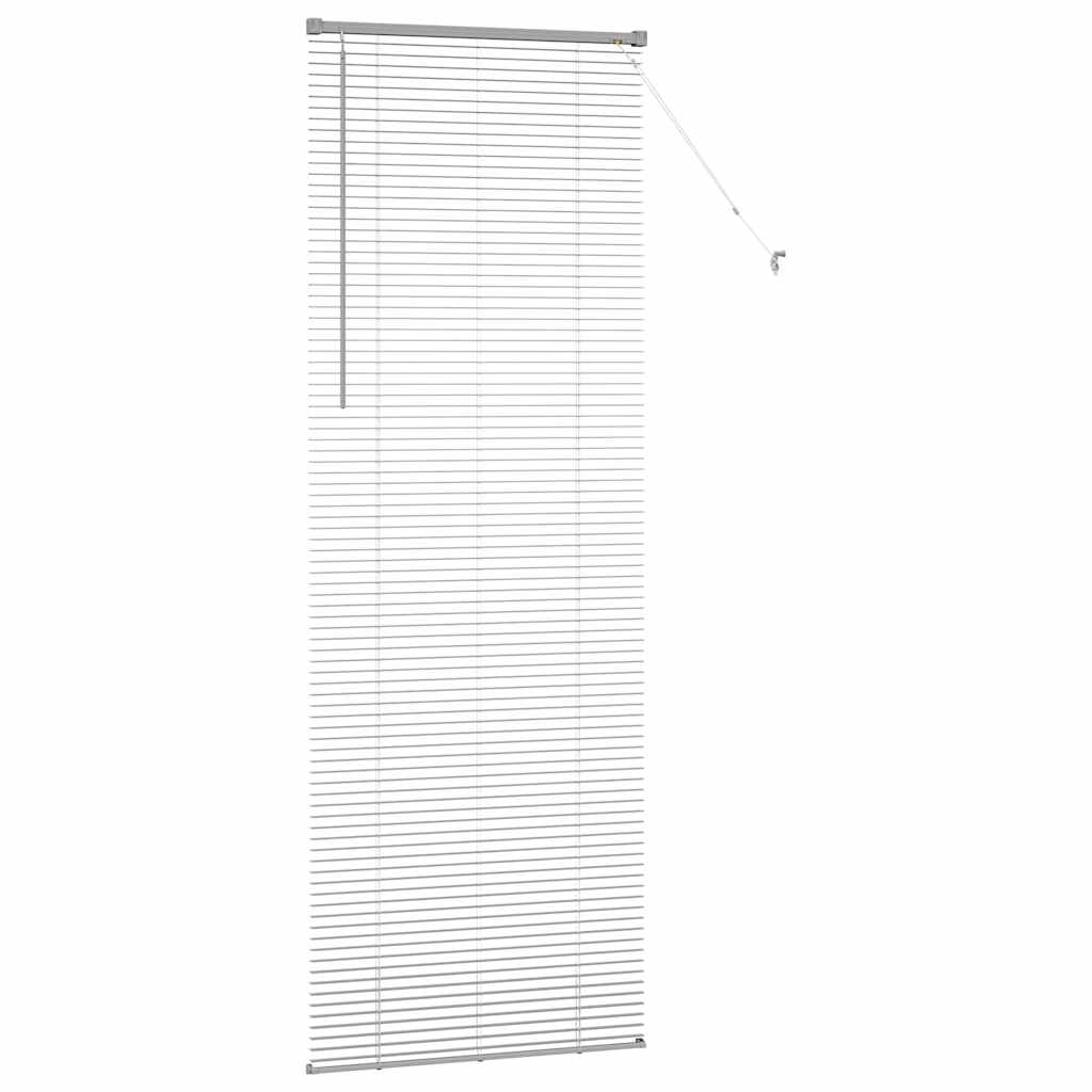 vidaXL Balkenjalousien Silber 220 x 70 cm Aluminium