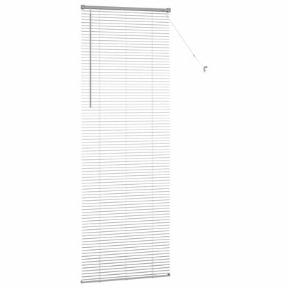 vidaXL Balkenjalousien Silber 220 x 70 cm Aluminium