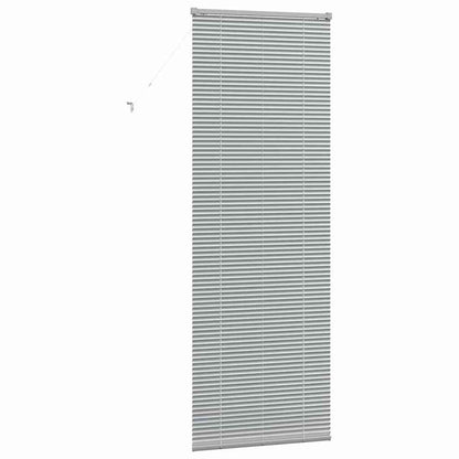 vidaXL Balkenjalousien Silber 220 x 70 cm Aluminium