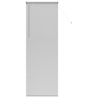 vidaXL Balkenjalousien Silber 220 x 70 cm Aluminium