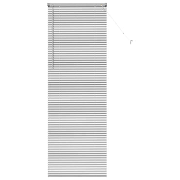 vidaXL Balkenjalousien Silber 220 x 75 cm Aluminium