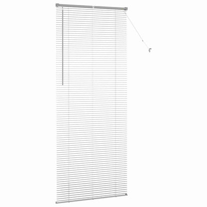 vidaXL Balkenjalousien Silber 220 x 85 cm Aluminium