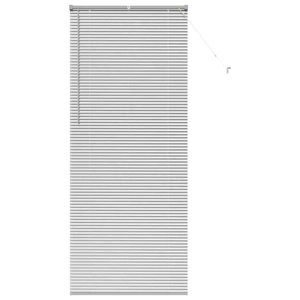 vidaXL Balkenjalousien Silber 220 x 85 cm Aluminium