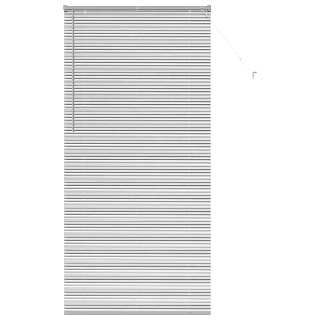 vidaXL Balkenjalousien Silber 220 x 100 cm Aluminium