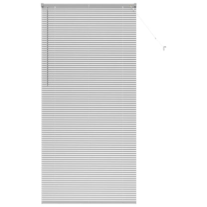 vidaXL Balkenjalousien Silber 220 x 100 cm Aluminium